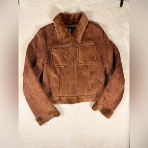 Baby Phat Tan Teddy Jacket